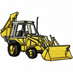 Construction Machinery Vehicles Embroidery Design 2 Construction Machinery Vehicles Embroidery Design 2